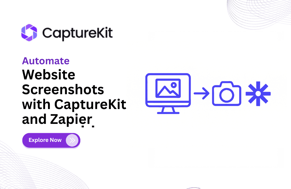 Automate Website Screenshots with CaptureKit and Zapier