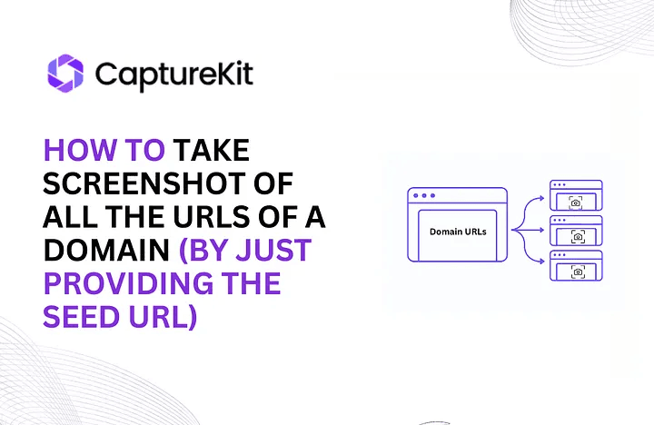 How To Take Screenshot of All The URLs of A Domain
