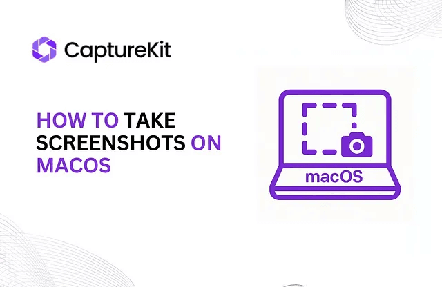 How To Take Screenshots on macOS