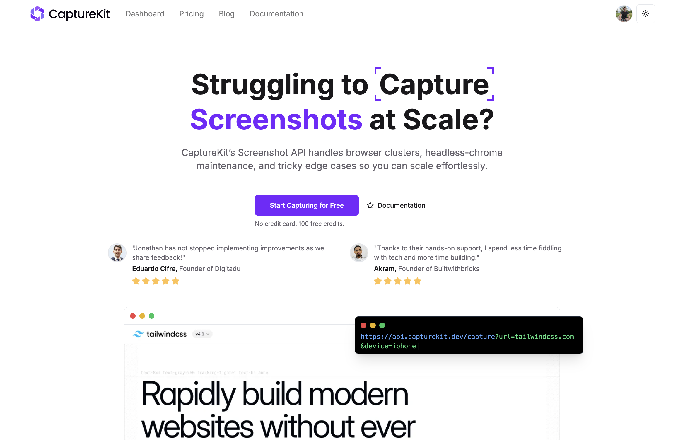 CaptureKIT Screenshot API