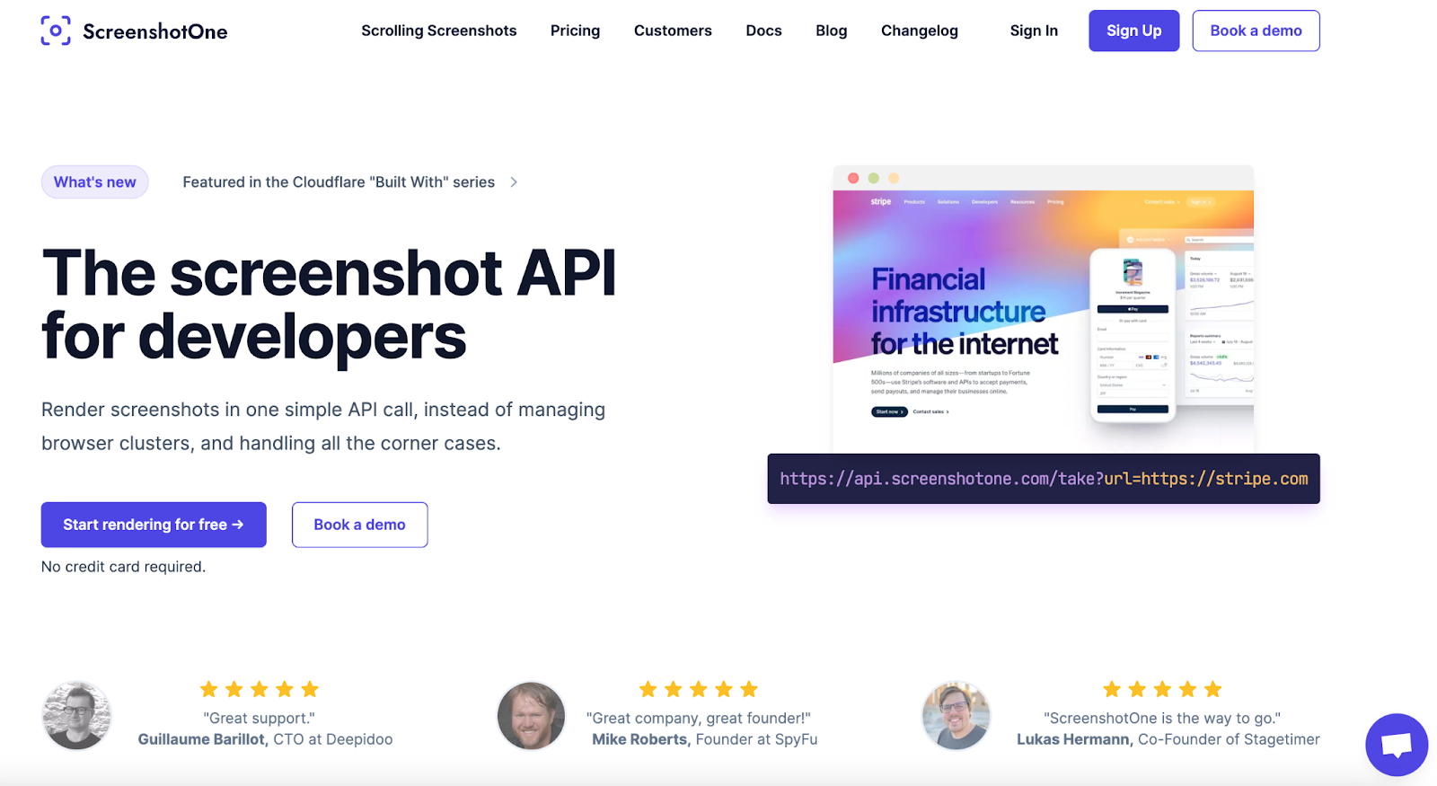 ScreenshotOne API