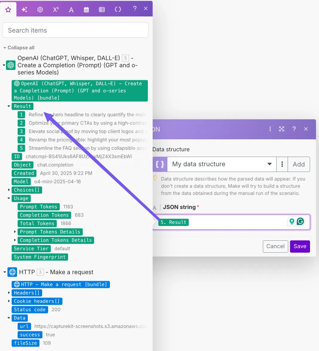 Parse JSON Module