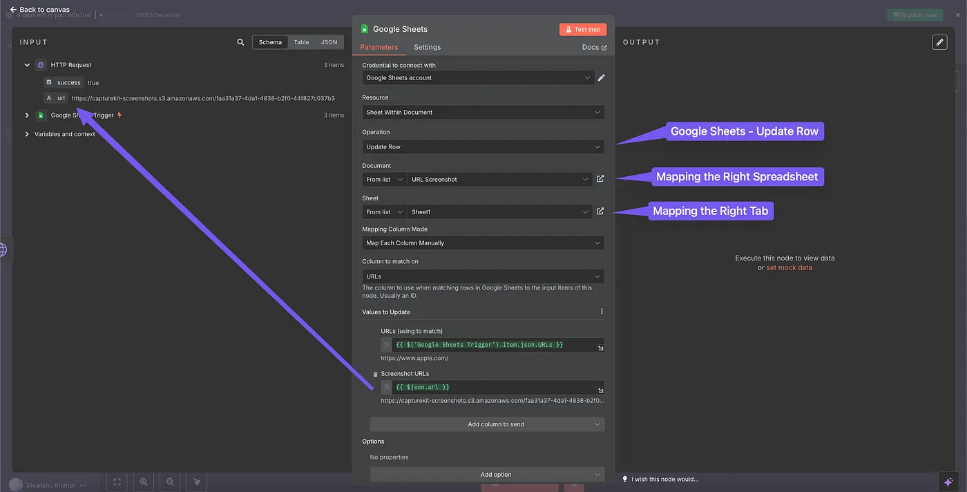 Final node setup