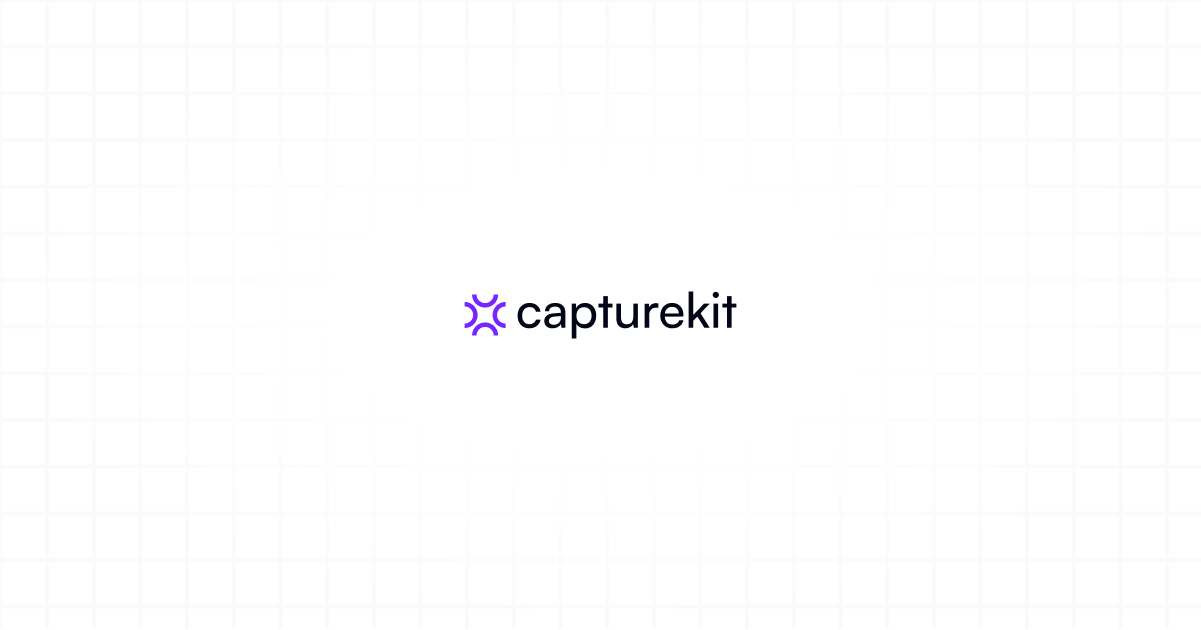 Screenshot API to Scale Your Applications | CaptureKit